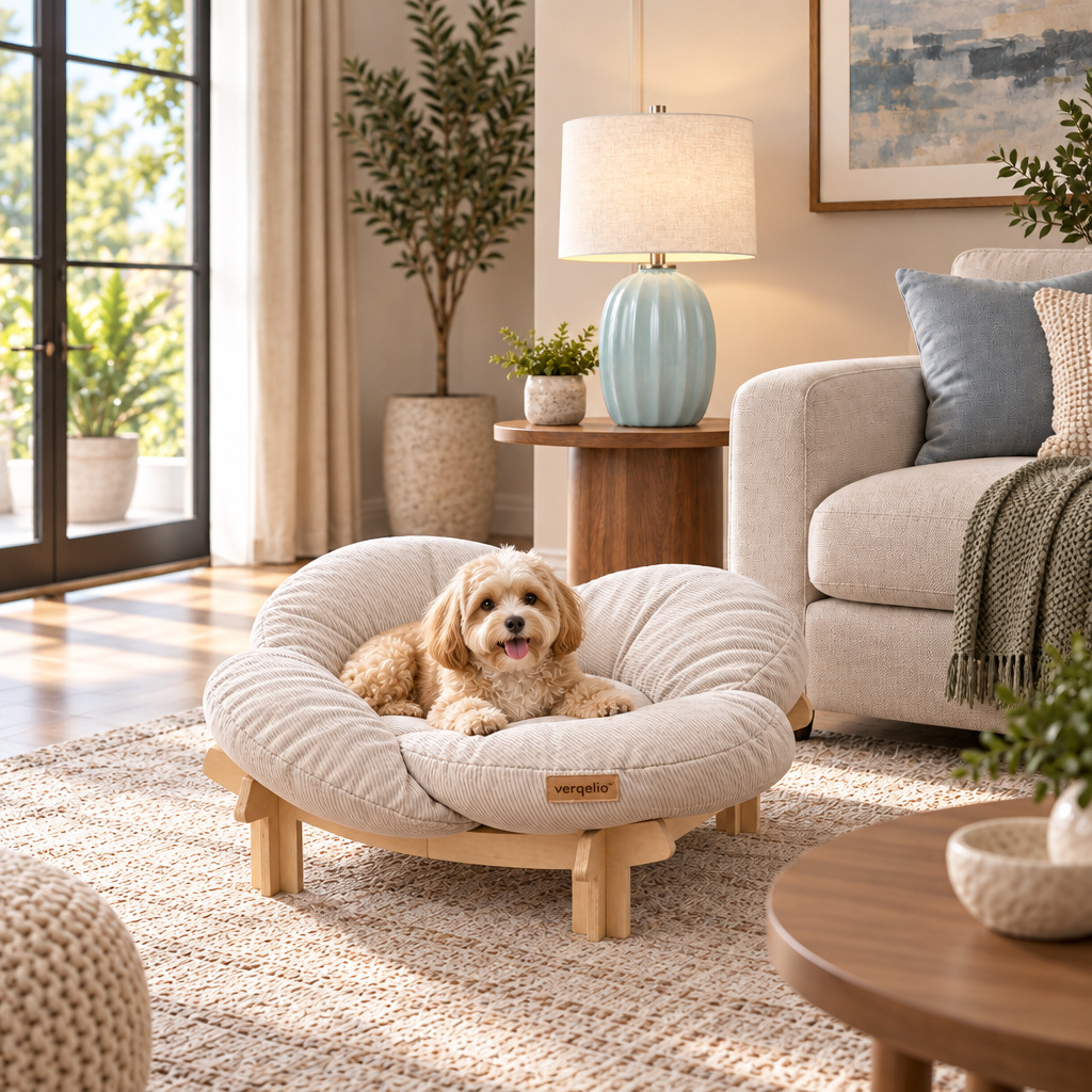 Verqelio™ Cozy Haven Pet Bed — Soft Comfort for Dogs & Cats