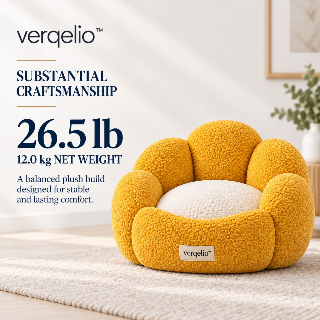 Verqelio™ Cozy Corner Pet Bed — Soft Comfort for Dogs & Cats