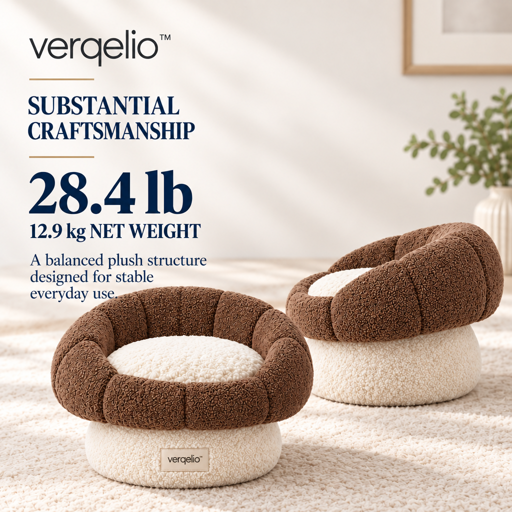 Verqelio™ Cozy Retreat Pet Bed — Soft Comfort for Dogs & Cats