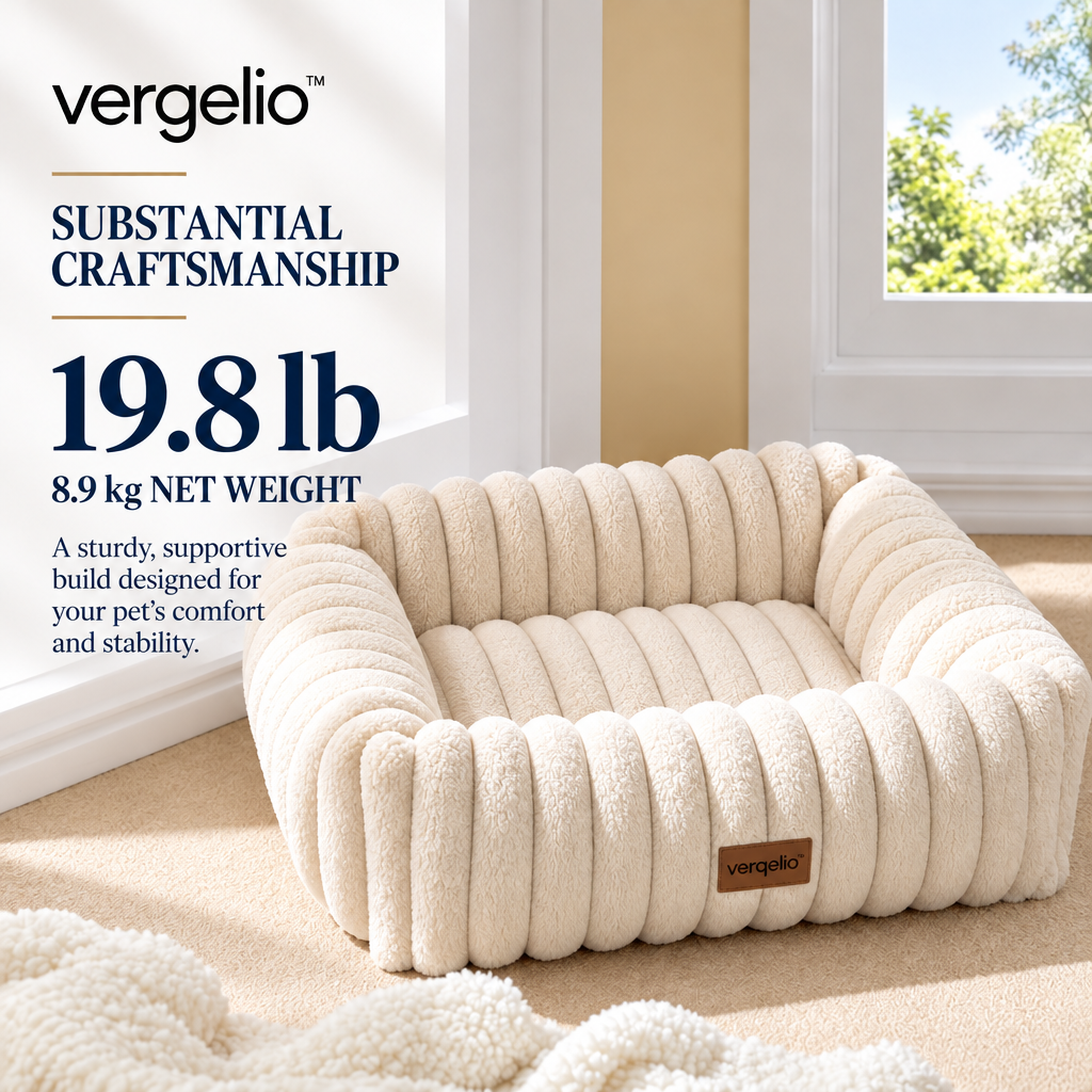 Verqelio™ CozyNest Sherpa Pet Bed
