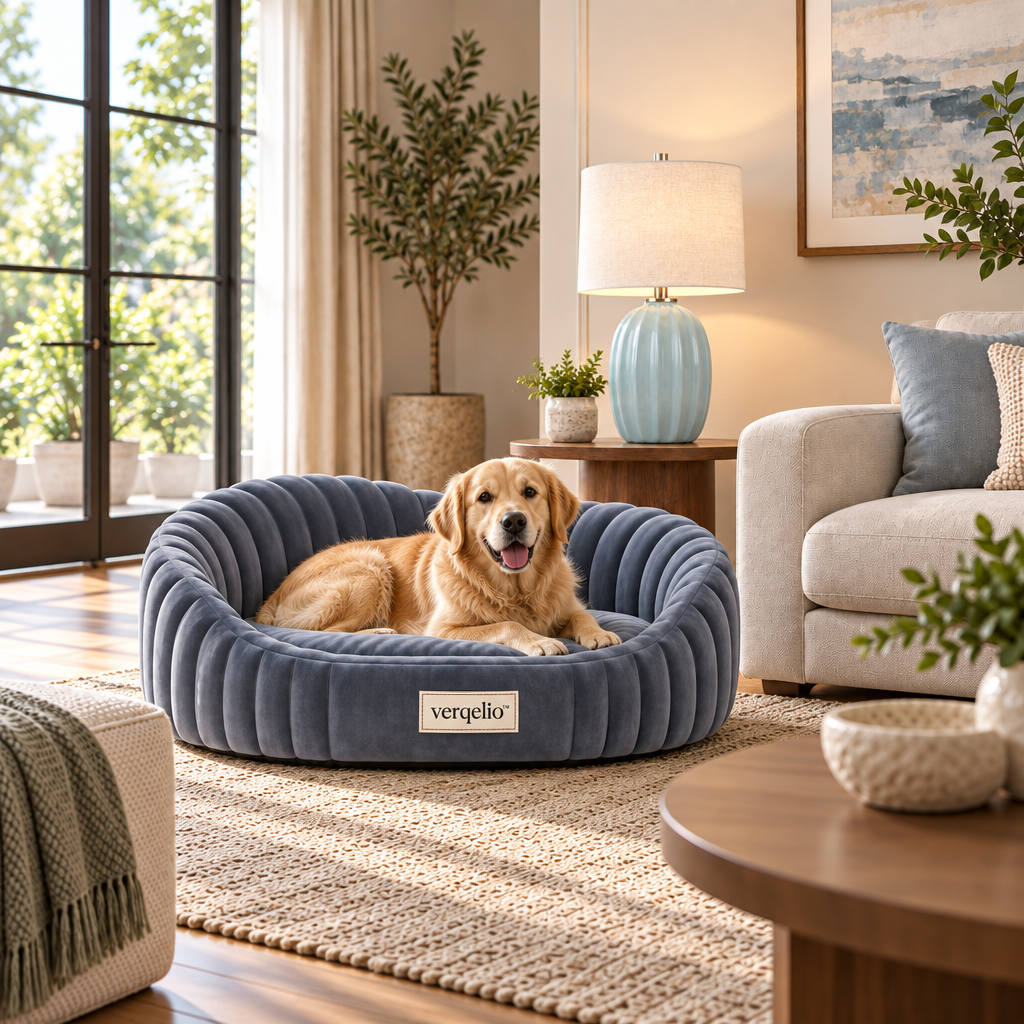 Verqelio™ Cozy Comfort Pet Bed — Soft Resting Space for Dogs & Cats