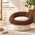 Verqelio™ Cozy Retreat Pet Bed — Soft Comfort for Dogs & Cats